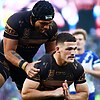 Panthers one win from NRL grand final after Cleary leads demolition of Bulldogs