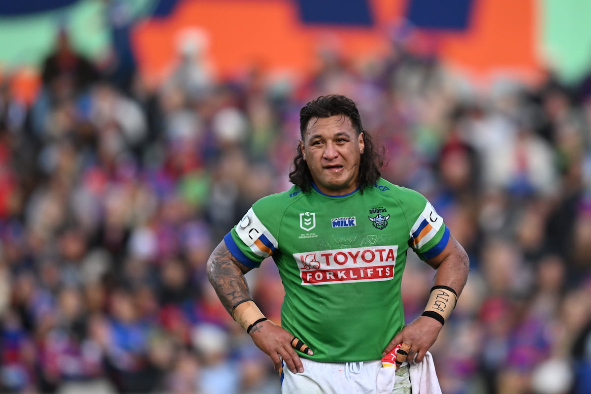 Enforcer Josh Papalii in doubt for Raiders’ finals clash