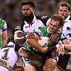 Zac Hosking will line up for Canberra against his old team Brisbane in Sunday's qualifying final. Photo: Lukas Coch/AAP PHOTOS