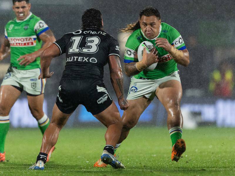 Josh Papalii remains in doubt for the minor premiers' home final against the Broncos. Photo: Brett Phibbs/AAP PHOTOS