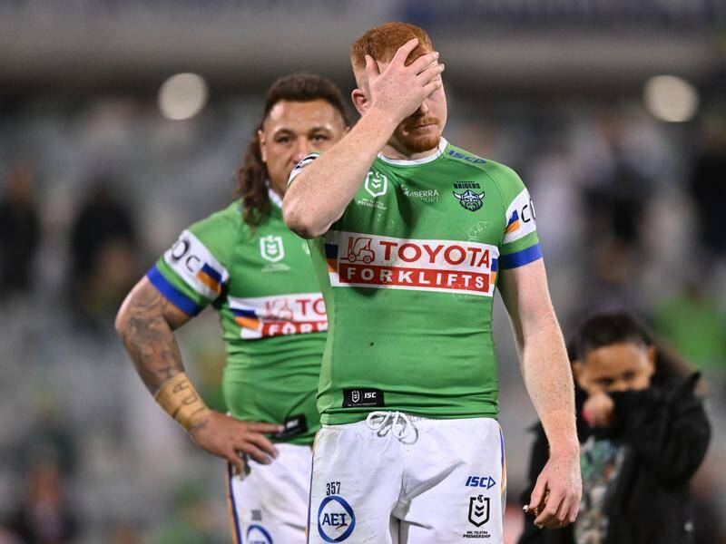 Canberra will 'dust ourselves off' and move on in the finals series, says coach Ricky Stuart. Photo: Lukas Coch/AAP PHOTOS