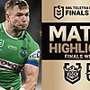 2025 NRL Match Highlights | Raiders v Sharks | Finals Week 2