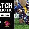 Canterbury Bulldogs v Brisbane Broncos, 2006 Prelim Final | Classic Match Highlights | NRL