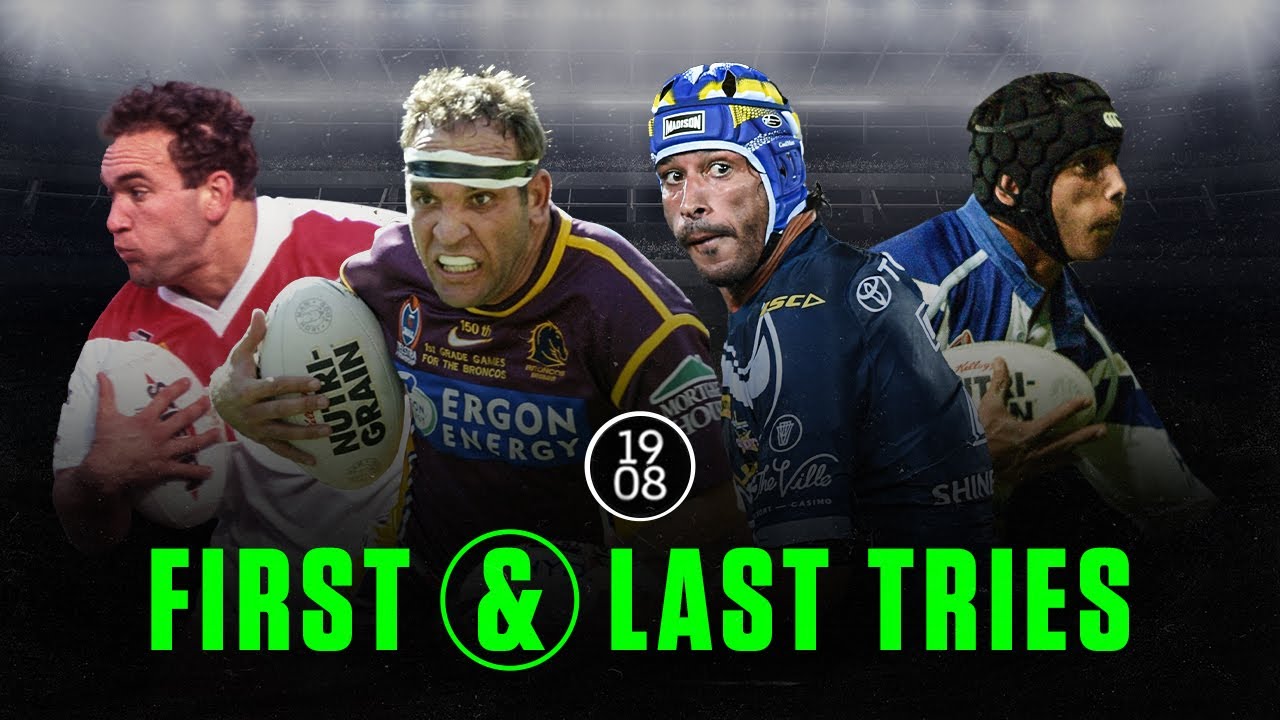 First & Last Tries | NRL Throwback | Tallis, Thurston & More