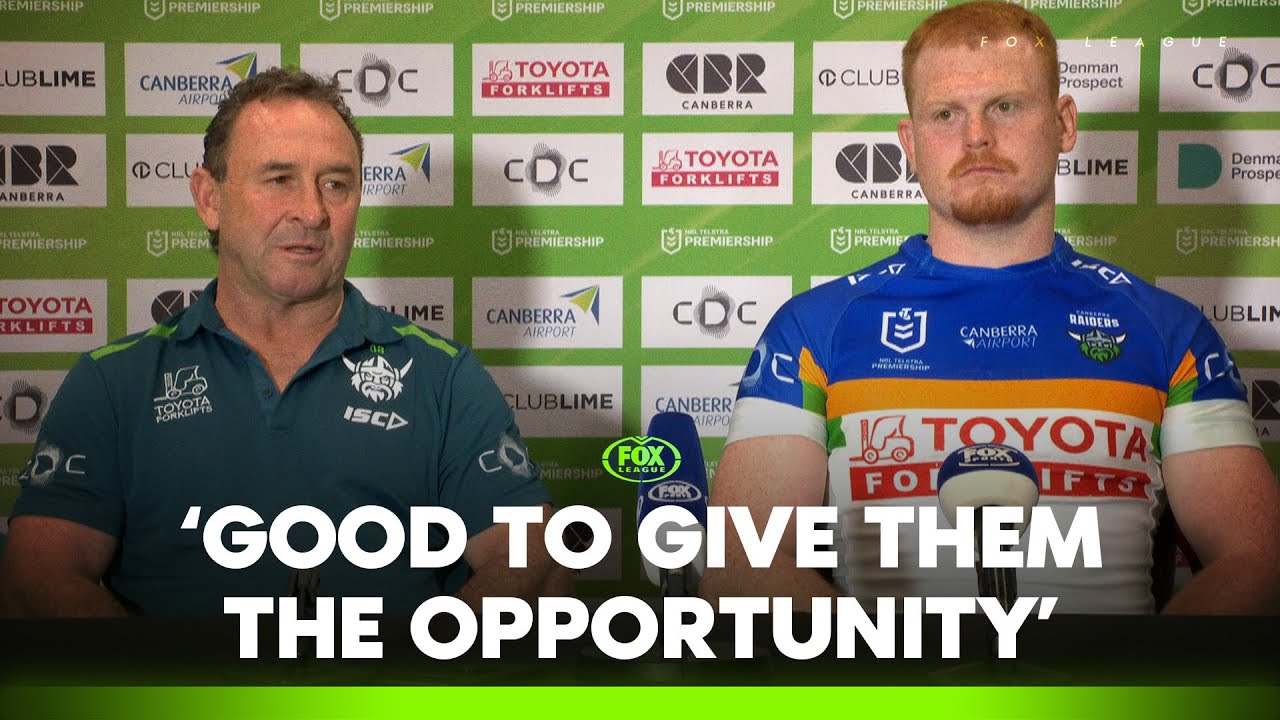 “Great learning curve” - Ricky on giving young Raiders NRL exposure after heavy loss | Fox League