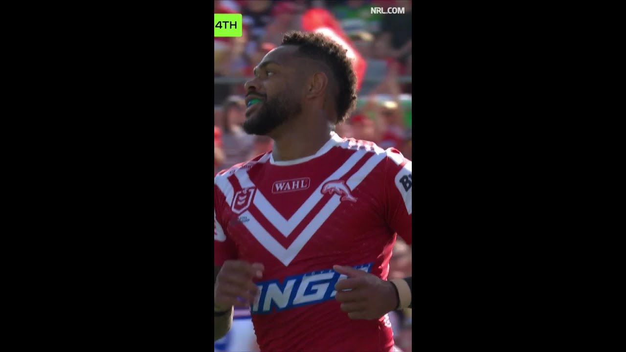 Hamiso Tabuai-Fidow Tries in Dolphins vs Canberra Raiders