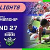 NRL Highlights: Dolphins v Raiders - Round 27 | NRL on Nine