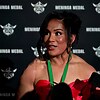 Taufa reacts to winning third straight Meninga Medal