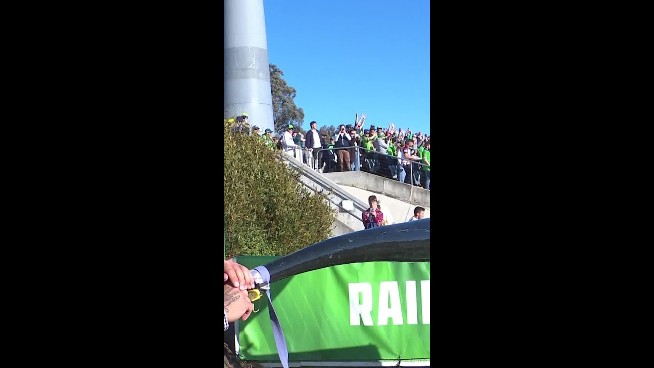 What a scene in Canberra! #nrl