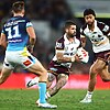 Seen here, Brisbane Broncos captain Adam Reynolds.