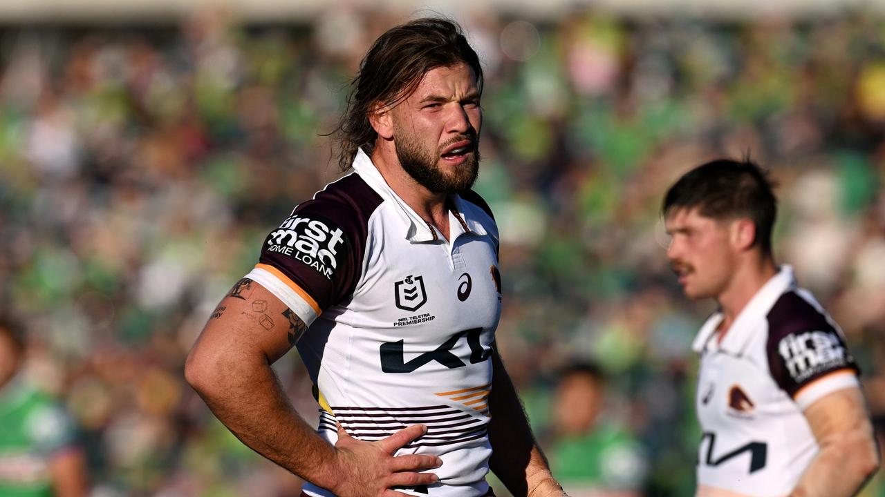 Broncos star Patrick Carrigan accepts early guilty plea for high shot, will be rubbed out of preliminary final