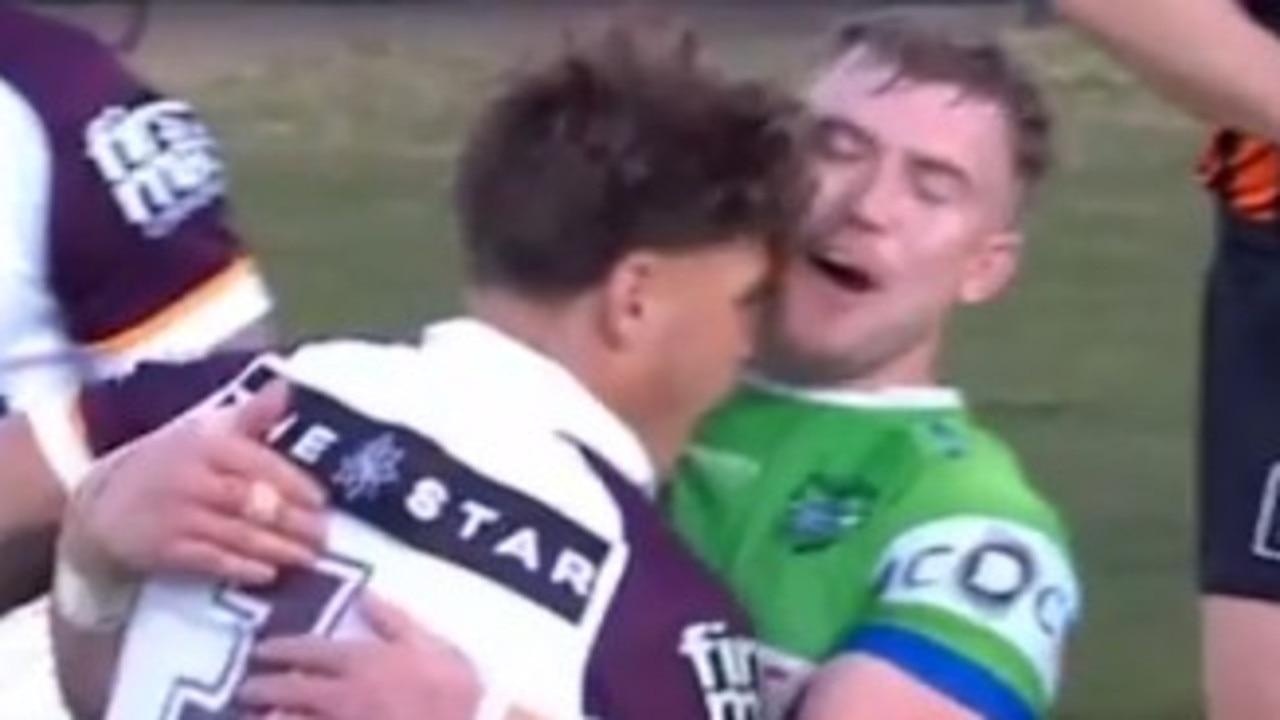 ‘I’ve got my thoughts’: Raiders star reveals what really happened in Walsh headbutt moment