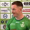 ‘That’s a bit too far, mate’: Raiders star takes offence to journo’s ‘rat in the ranks’ question