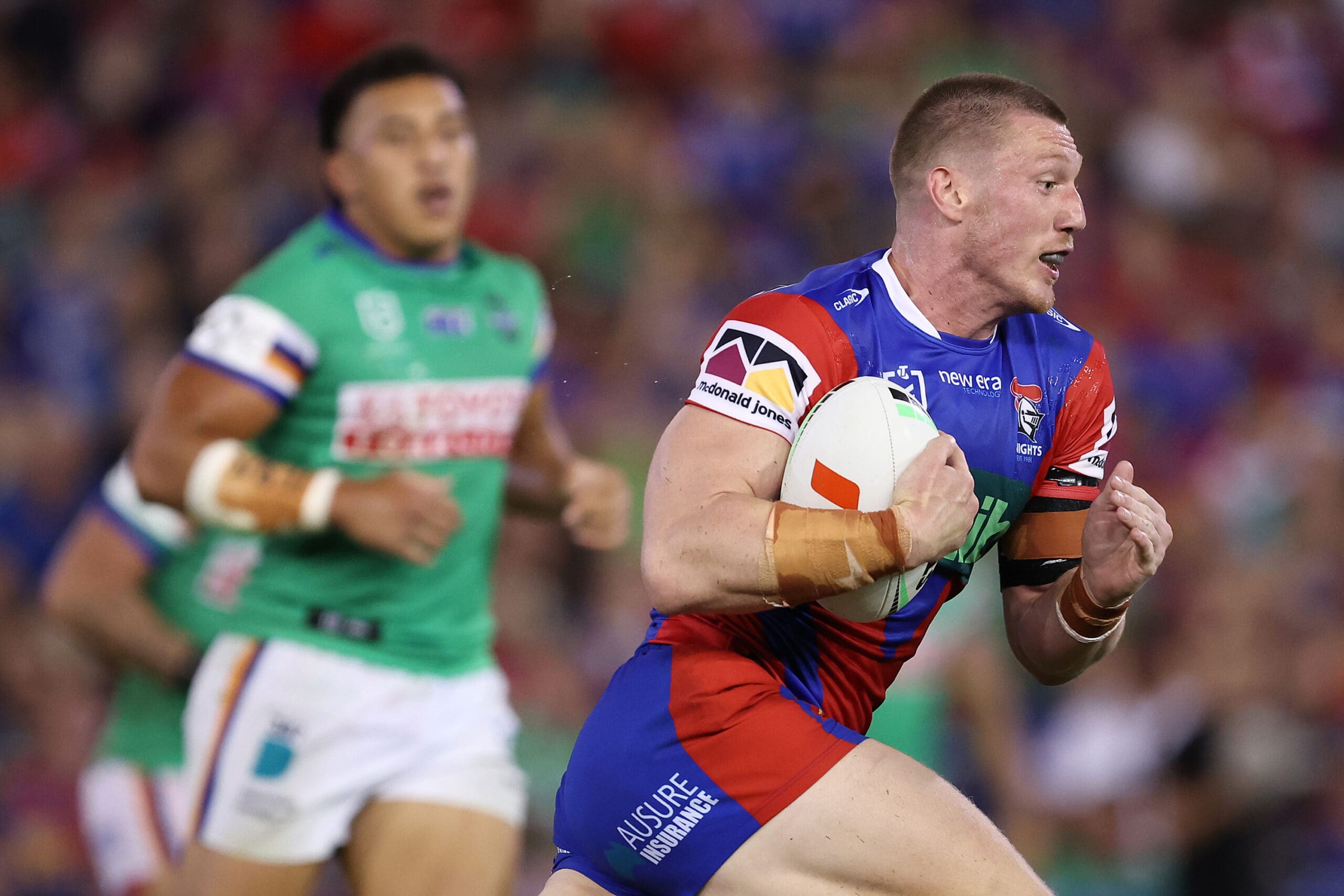 Departing Knights forward linked with surprise NRL move