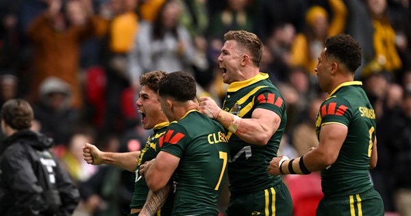 Kangaroos claim win in first test over England