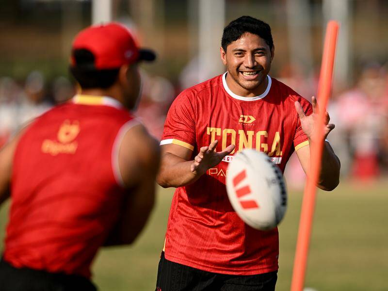 Jason Taumalolo will be back in the red of Tonga for the Pacific Championships clash with Samoa. Photo: Darren England/AAP PHOTOS
