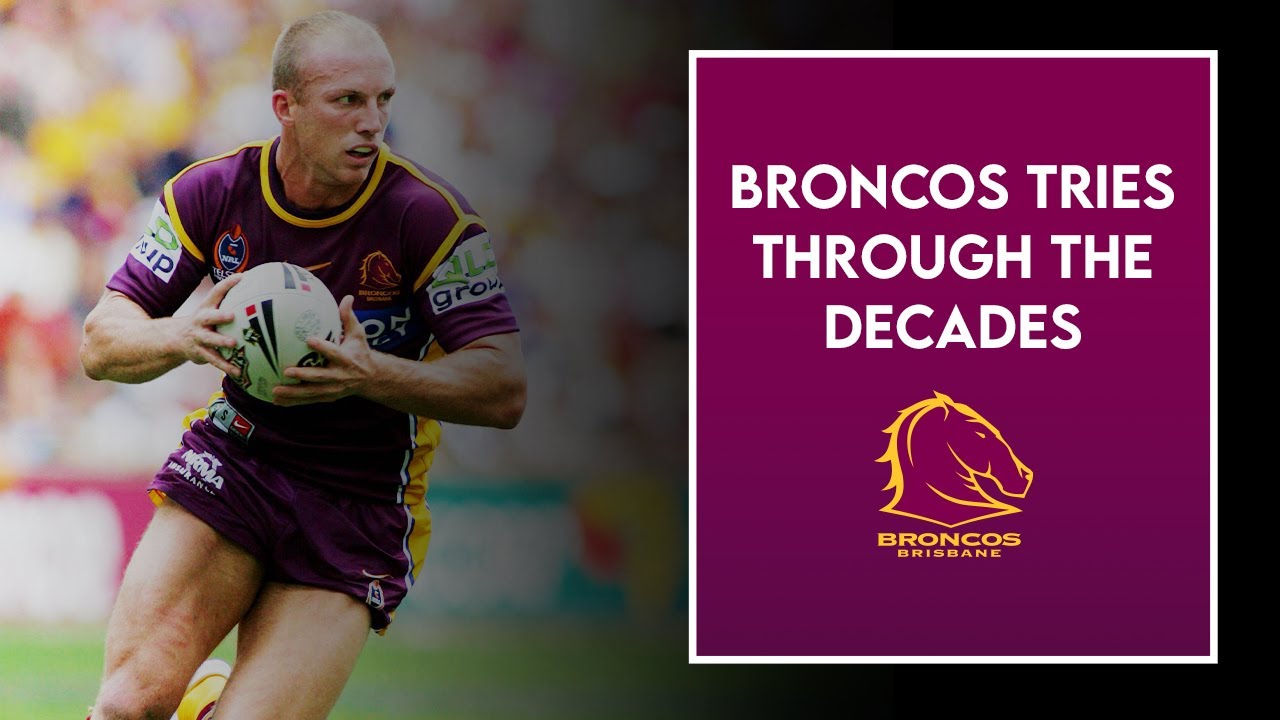 Brisbane Broncos tries through the decades