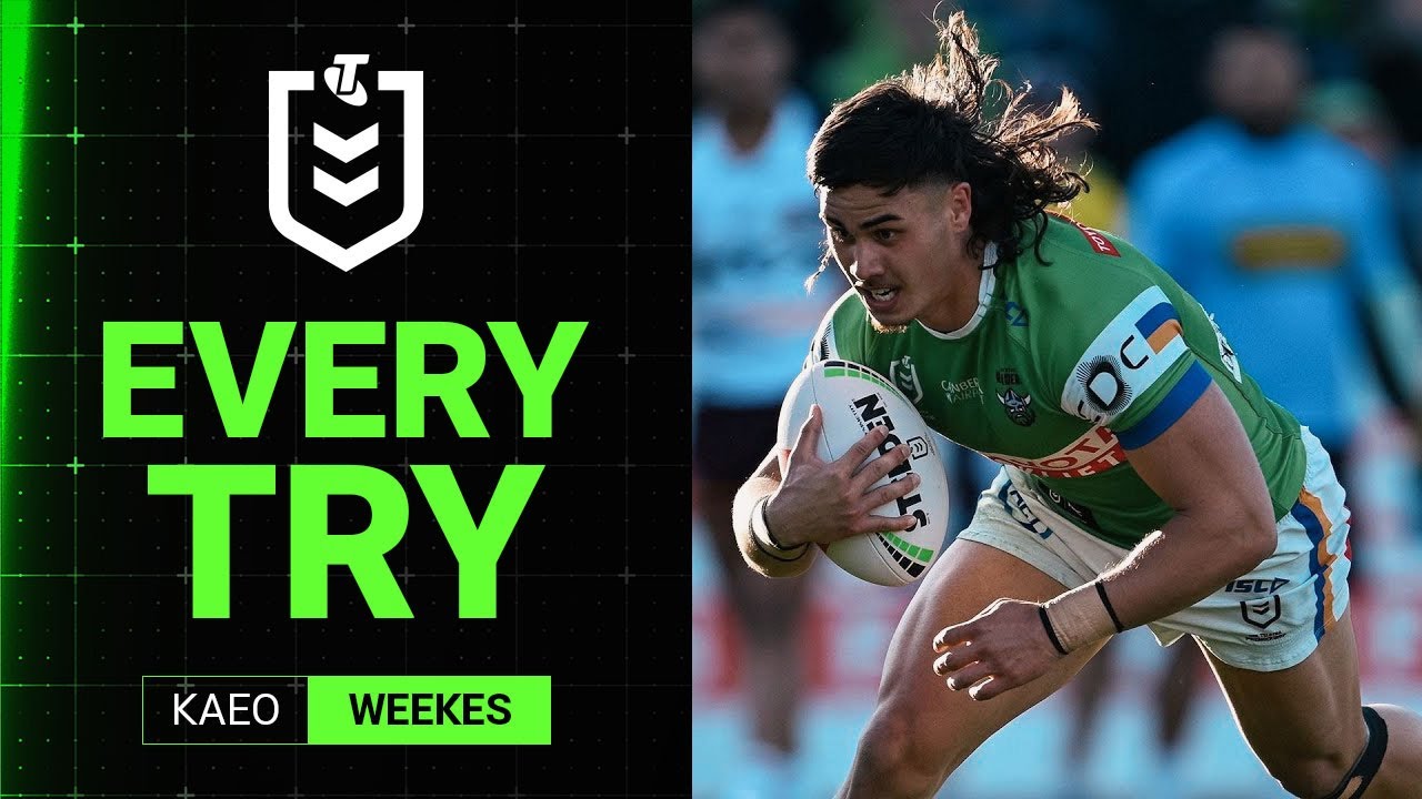 NRL Highlights | Kaeo Weekes' 2025 try-scoring season