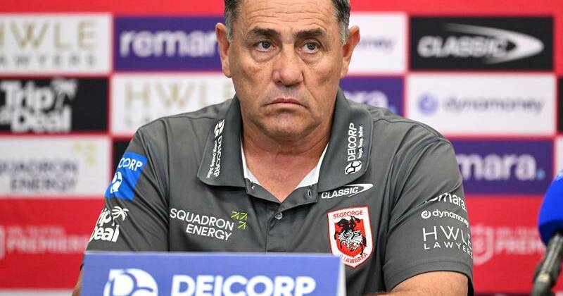 A win and no off-field dramas is what Dragons coach Shane Flanagan is hoping for in Las Vegas. Photo: Dave Hunt/AAP PHOTOS