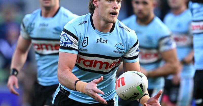Jesse Colquhoun has just 29 NRL games to his name over four seasons at the Sharks. Photo: Joel Carrett/AAP PHOTOS