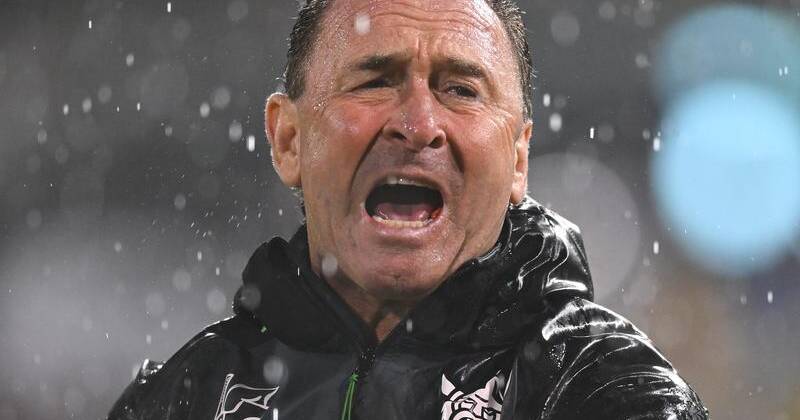 Raiders coach Ricky Stuart has had plenty to say about the state of GIO Stadium in Canberra. Photo: Lukas Coch/AAP PHOTOS