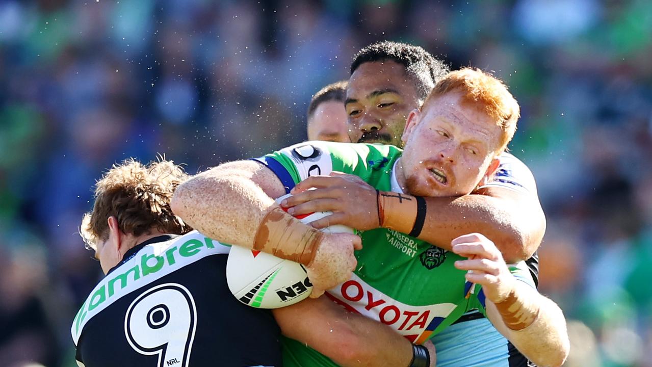 Corey Horsburgh’s fourth minute sin bin cost the Raiders against the Sharks