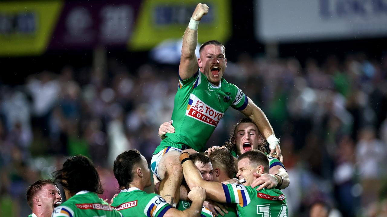 Canberra Raiders hold back Manly Sea Eagles comeback in 29-28 golden point win