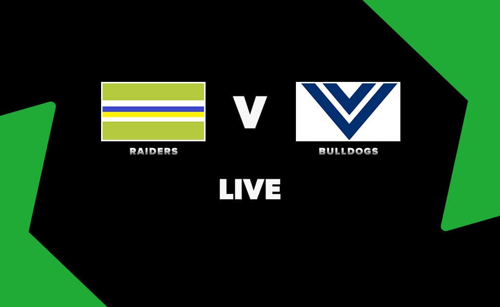 LIVE: Raiders vs Bulldogs – Round 3, 2026