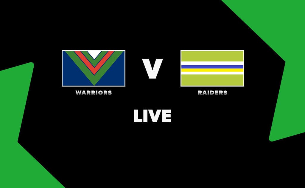 LIVE: Warriors vs Raiders – Round 2, 2026