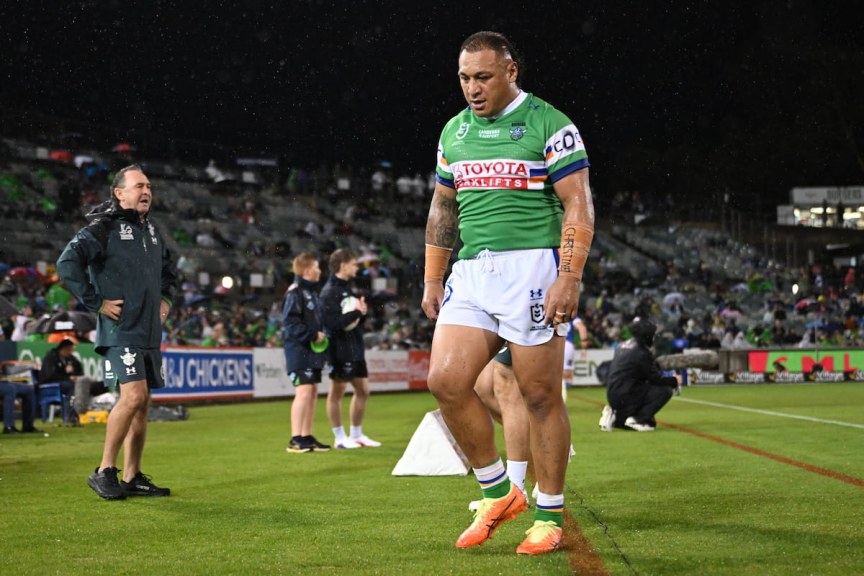 Raiders enforcer faces ban after loss to Bulldogs