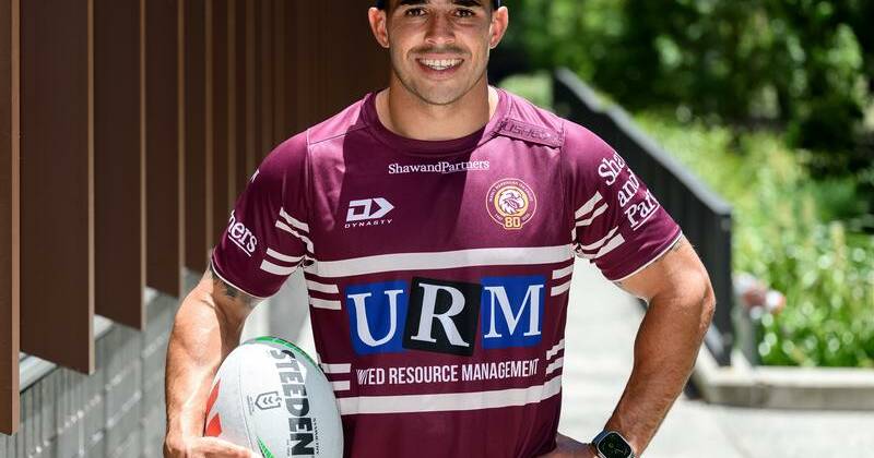 It's all smiles for Jamal Fogarty in Sydney after making a tough call to leave Canberra for Manly. Photo: Steven Markham/AAP PHOTOS