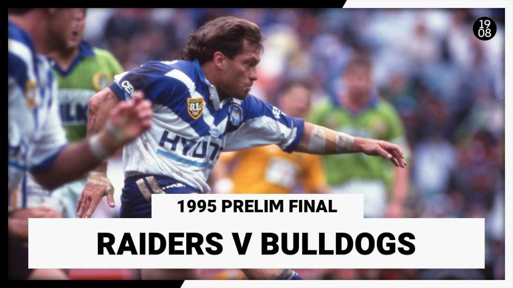 Canberra Raiders v Sydney Bulldogs | 1995 Prelim Final | Full Match Replay | NRL Throwback