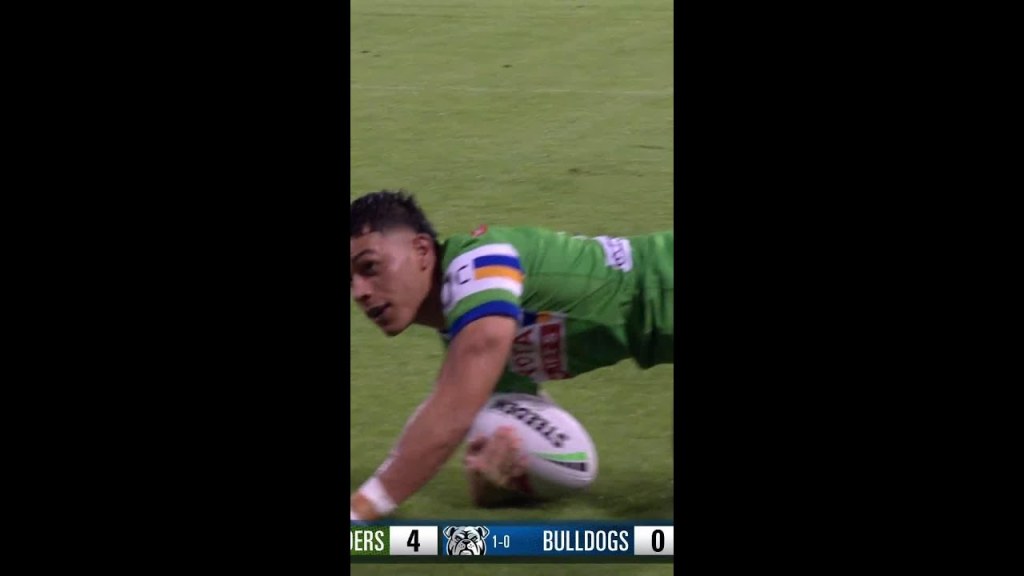 What a start to the game for the Raiders 🔥  #9WWOS #NRL