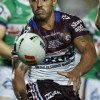 Jamal Fogarty will have his second outing for Manly in Sunday's clash against Newcastle. Photo: Mark Evans/AAP PHOTOS