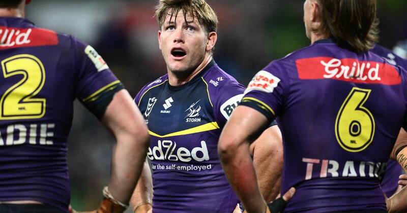 Melbourne's start to the season has left Harry Grant and his Storm teammates often speechless. Photo: Joel Carrett/AAP PHOTOS