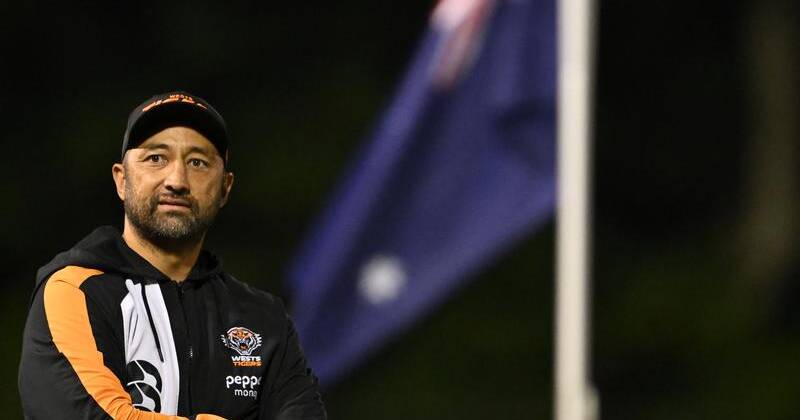 Wests Tigers coach Benji Marshall has slammed the standard of NRL officiating. Photo: Dean Lewins/AAP PHOTOS