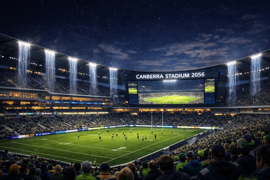 Locked in: Government finally announces plans for Canberra Stadium upgrade