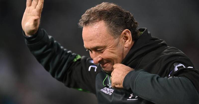 Raiders coach Ricky Stuart has reacted to the NRL's use of the bunker.  Photo: Lukas Coch/AAP PHOTOS