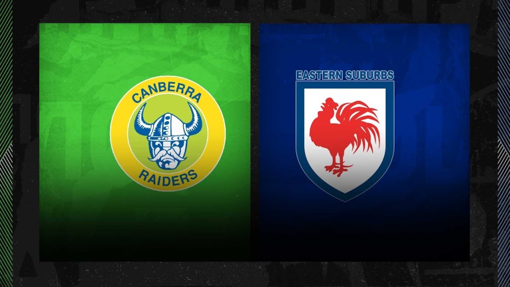 Canberra Raiders v Eastern Suburbs Roosters | Round 23, 1983 | Match Highlights| NRL Throwback