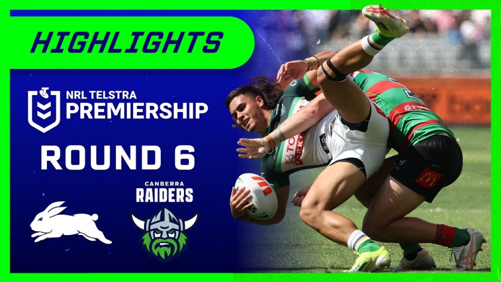 NRL Highlights: Rabbitohs v Raiders - Round 6 | NRL on Nine