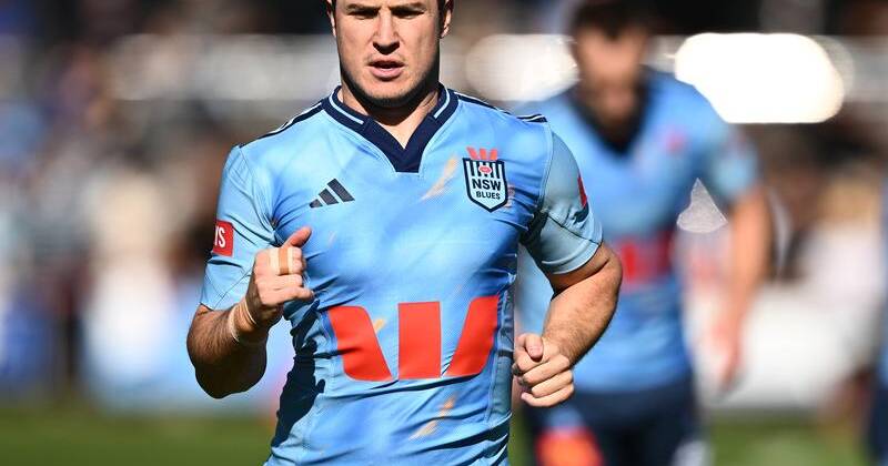 Mitchell Moses will miss game one of the Origin series after pulling up sore after training. Photo: Dan Himbrechts/AAP PHOTOS