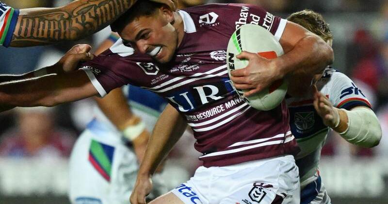 Joey Walsh has been handed his first NRL start for Manly, set to face Penrith. Photo: Dean Lewins/AAP PHOTOS