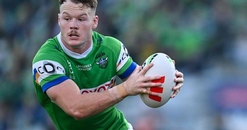 Ethan Strange is poised to return for Canberra against North Queensland on Sunday. Photo: Lukas Coch/AAP PHOTOS