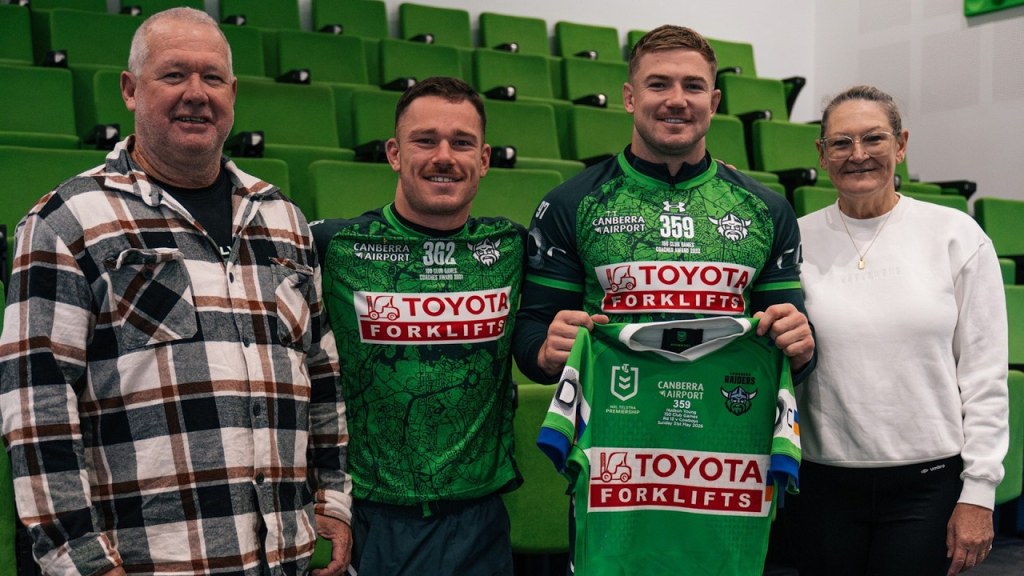 Hudson Young 150 Jersey Presentaion