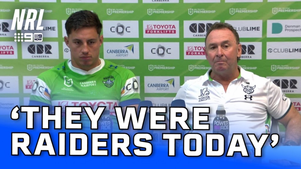 Sticky VERY satisfied with how Canberra fought today: NRL Presser | NRL on Nine