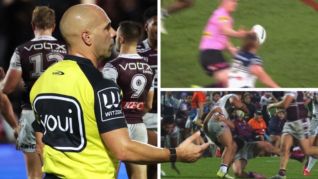 Controversial knock ons, hip drop calls under the microscope from NRL blunder round | The Tackle