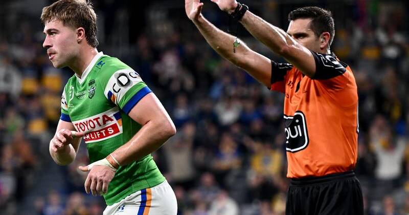 Ethan Sanders has been copping plenty of criticism in the Raiders' disappointing season. Photo: Dan Himbrechts/AAP PHOTOS