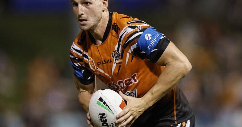 Adam Doueihi says he's not going nowhere, despite refusing to play for the Tigers against Canberra. Photo: Mark Evans/AAP PHOTOS