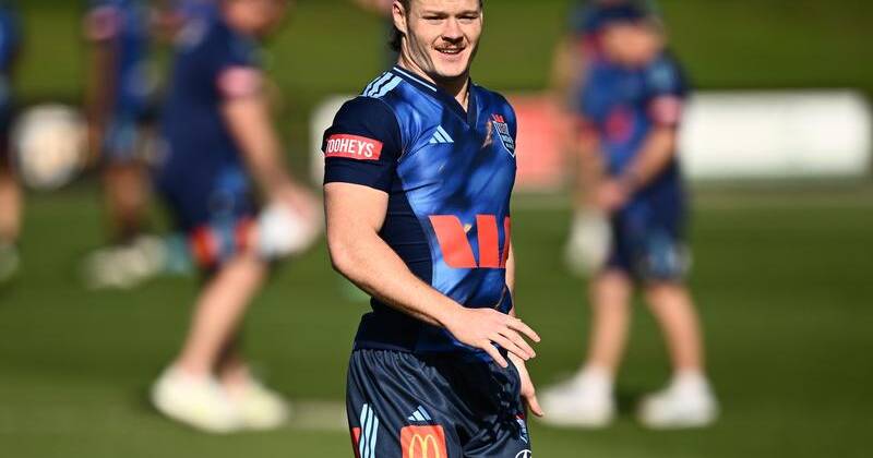 Ethan Strange has recovered from his ankle injury and is fit to play in Origin on Wednesday night.  Photo: Dan Himbrechts/AAP PHOTOS