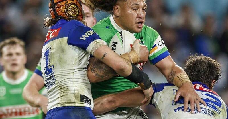 Josh Papali'i is coming to the end of his time at the Raiders, but says there's still plenty to do. Photo: Mark Evans/AAP PHOTOS